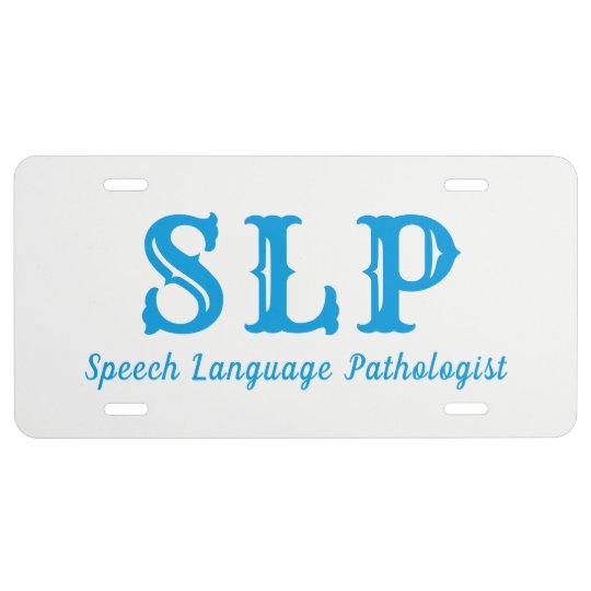 license for speech language pathologist