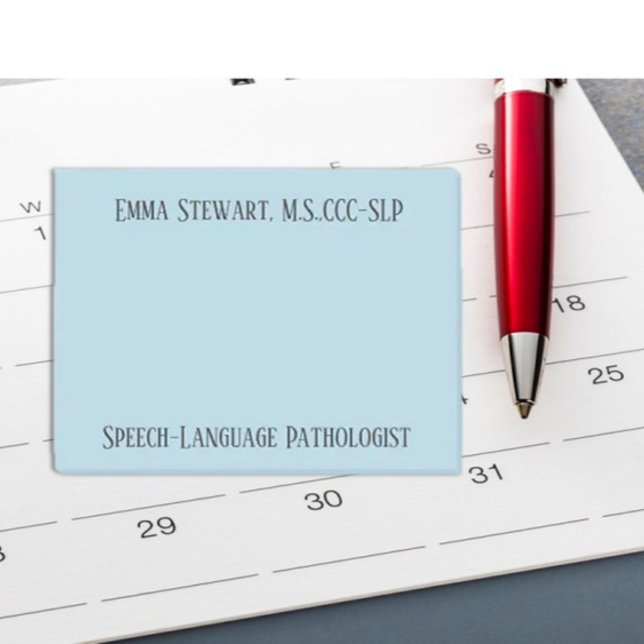 SLP (Speech language pathologist) post it notes (Creator Uploaded)