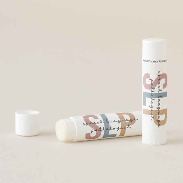 SLP Speech Language Pathologist Retro Lip Balm (In Situ)