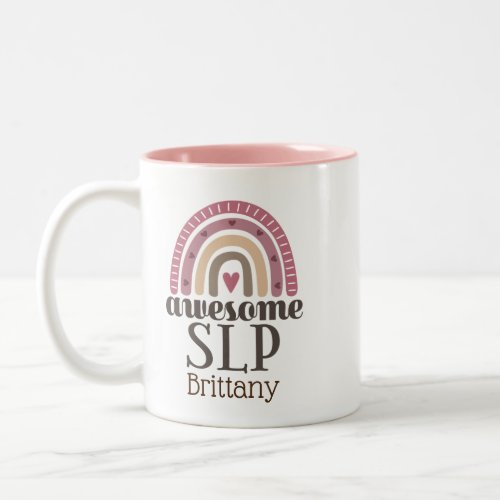 SLP Speech Language Pathologist Two_Tone Coffee Mug