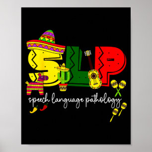 Slp speech language pathology cinco de mayo speech poster