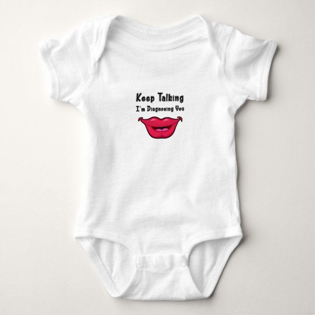 Slp Speech Language Pathology Gifts Baby Bodysuit (Front)