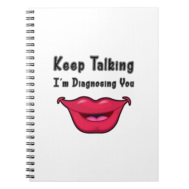 Slp Speech Language Pathology Gifts Notebook (Front)