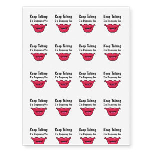 Slp Speech Language Pathology Gifts Temporary Tattoos