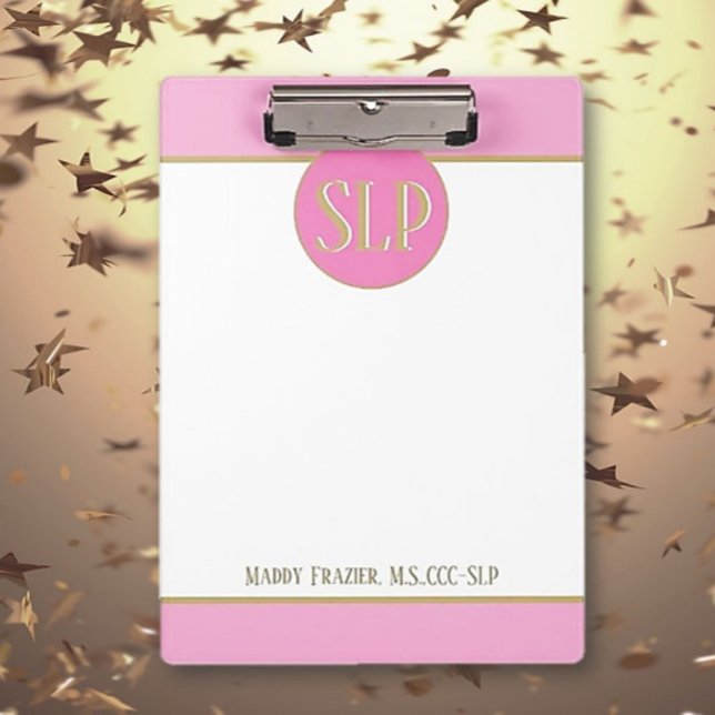 SLP (Speech pathologist) custom clipboard! Clipboard (Creator Uploaded)