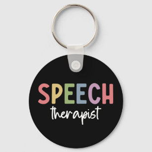 SLP Speech Pathologist Speech Therapist Keychain