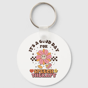 Slp Speech Therapist Speech Language Pathologist I Keychain