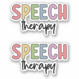 SLP Speech Therapy Speech Pathology Student Sticker