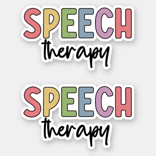 SLP Speech Therapy Speech Pathology Student Sticker