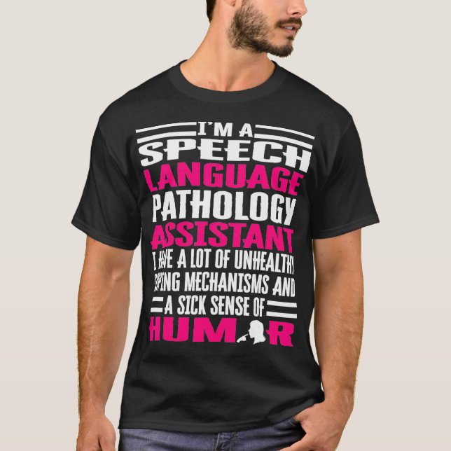 SLP, SpeechLanguagePathologist, SpeechTherapist, S T-Shirt (Front)