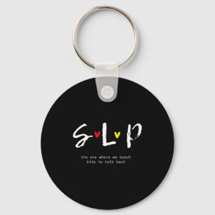 Slp Teacher Shirts Speech Language Pathologist Gif Keychain