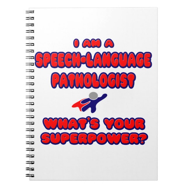 SLP .. What's Your Superpower? Notebook (Front)