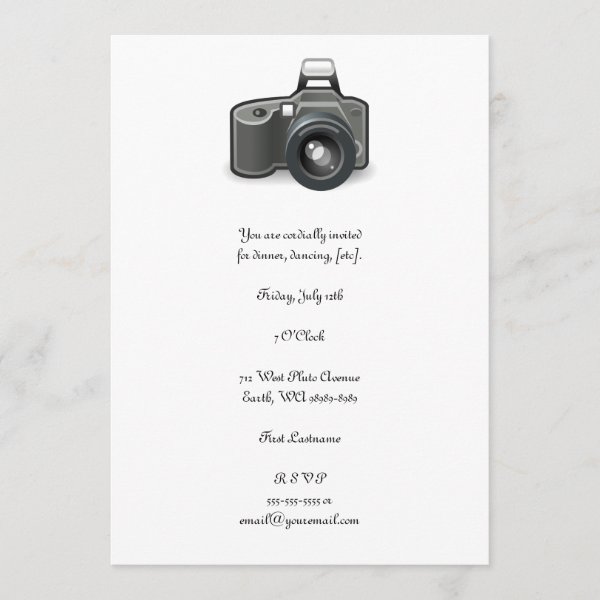 Cameras Invitations | Zazzle