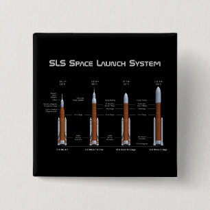 SLS Space Launch System Button