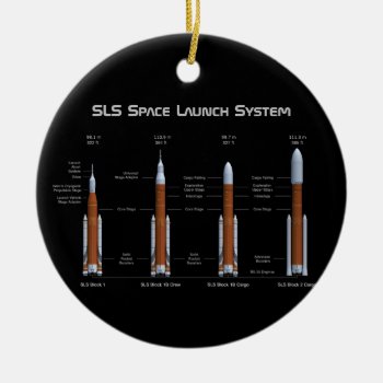 Sls Space Launch System Ceramic Ornament by GigaPacket at Zazzle