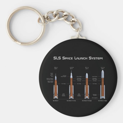 SLS Space Launch System Keychain