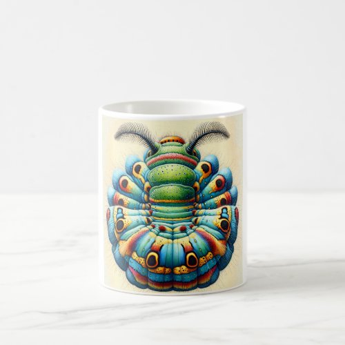 Slug Caterpillar Moth 040624IREF120 _ Watercolor Coffee Mug