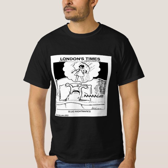 Slug Nightmares Classic LTCartoons Comic T-Shirt (Front)