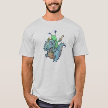 Sluggo And The Reluctant Steed T-shirt by David_Zinn at Zazzle