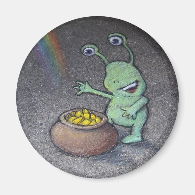 sluggo's pot of gold magnet (Front)