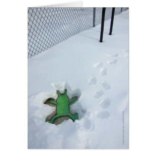 Sluggo's Snow Angel Cards (Front)