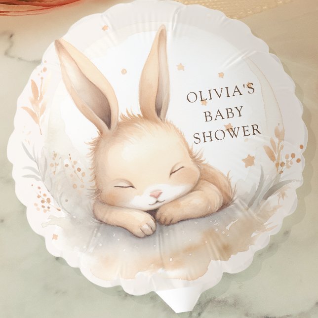 Slumber Bunny Baby Shower Balloon (Creator Uploaded)