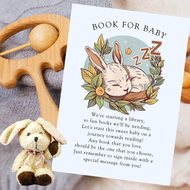 Slumber Bunny Book for Baby Enclosure Card (Creator Uploaded)