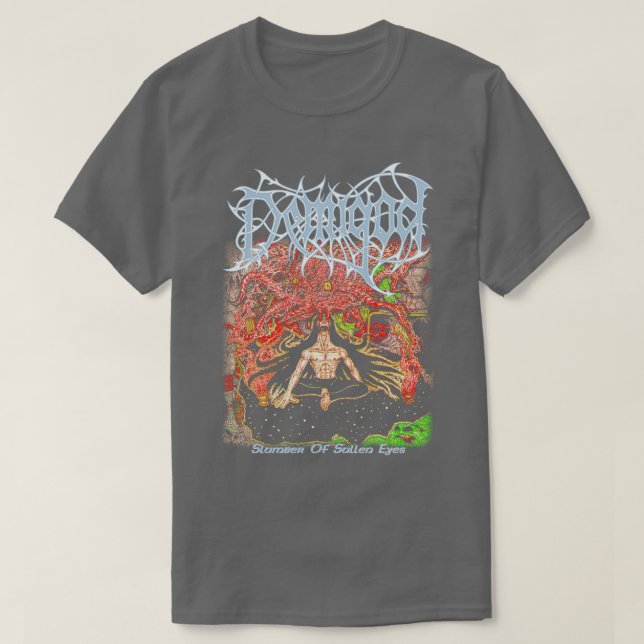 Slumber of Sullen Eyes by Demigod Old School Death T-Shirt (Design Front)