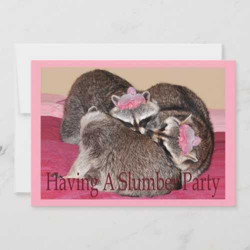 slumber party card announcements