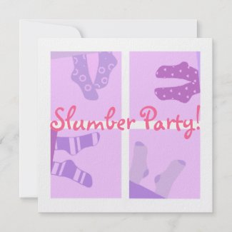Slumber party invitation invitation