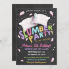 Slumber Party Pajamas Sleepover Invitation