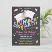 Slumber Party Pajamas Sleepover Invitation (Standing Front)