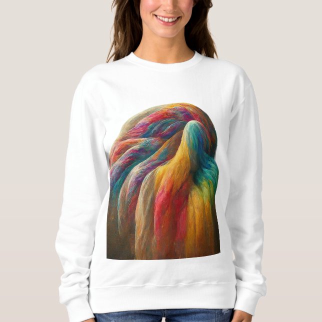 Slumber slides rainbow dash unique T-shirt  Sweatshirt (Front)