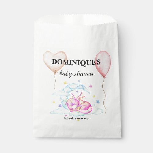 Slumbering Dragon Dreams _ Baby Shower Favor Bags