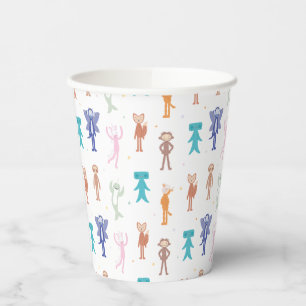 Slumberkins Character Birthday Pattern Paper Cups