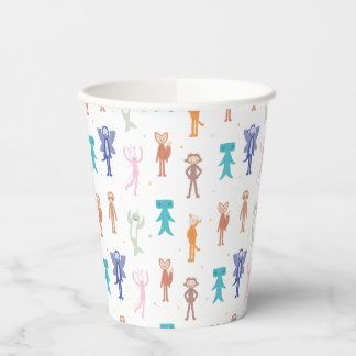 Slumberkins Character Birthday Pattern  Paper Cups