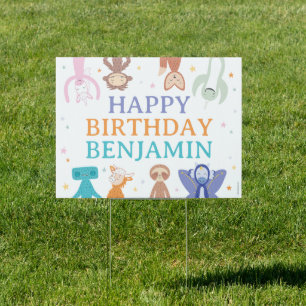 Slumberkins Character Birthday Sign