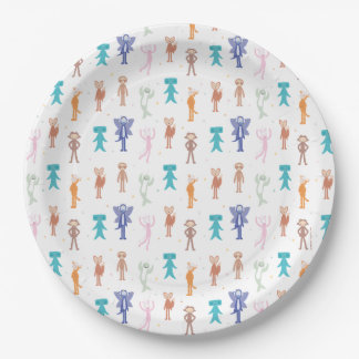 Slumberkins Characters Birthday Pattern Paper Plates