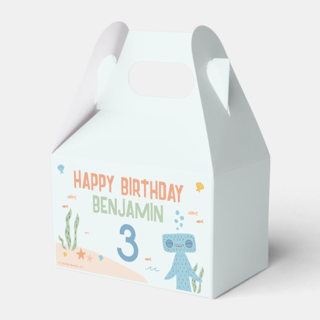 Slumberkins Hammerhead Birthday Favor Boxes (Front Side)