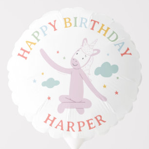 Slumberkins Unicorn Birthday Balloon