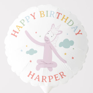 Slumberkins Unicorn Birthday Balloon