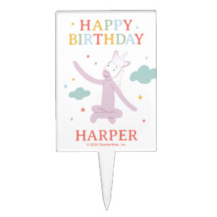 Slumberkins Unicorn Birthday Cake Topper