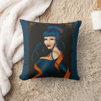 Slurp Throw Pillow