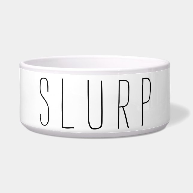 SLURP with Paw Print Bowl (Front)