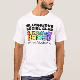Slushwave Social Club Square on Light LogoJr T-Shirt