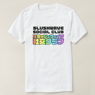 Slushwave Social Club Square on Light LogoJr T-Shirt
