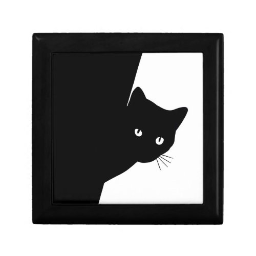 Sly Black Cat Gift Box