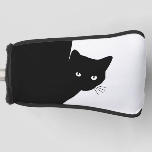 Sly Black Cat Golf Head Cover