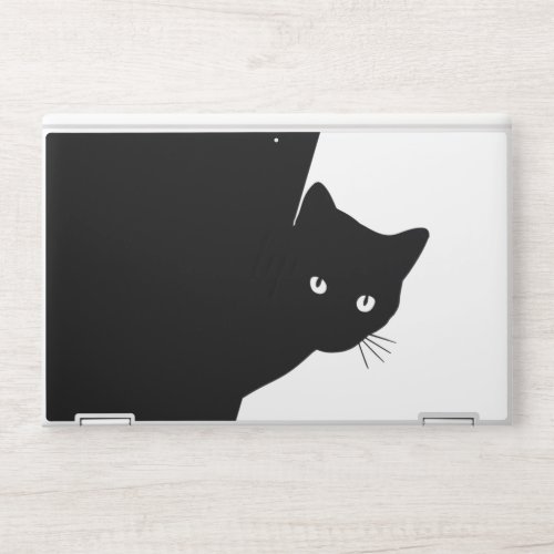 Sly Black Cat HP Laptop Skin