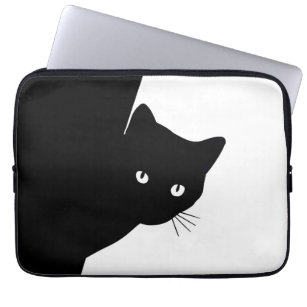 Sly Black Cat Laptop Sleeve